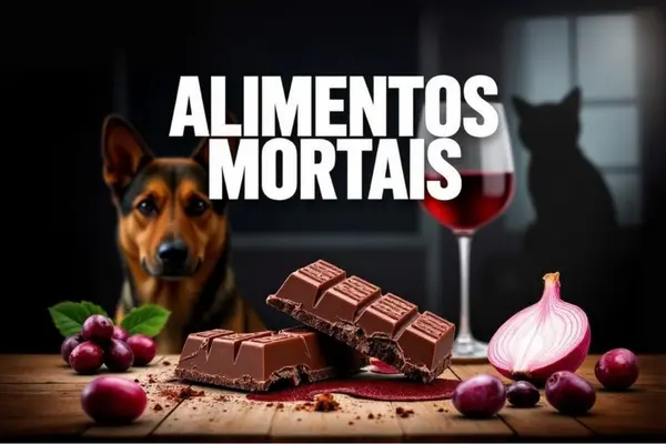 Alimentos proibidos para cães e gatos